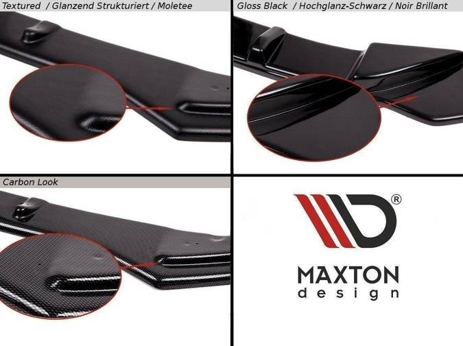 Splitter przedni Maxton BMW X4 M-Pack (czarny połysk)