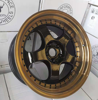 Felgi aluminiowe 18" 59 North Wheels D-002 18x10.5 ET15 5x114.3/120 Gloss black(copper lip (black rivets)